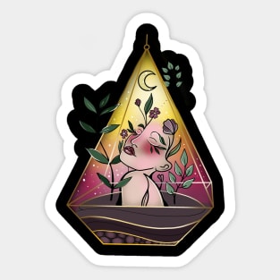 Self Love Terrarium Sticker